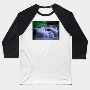 Sitton Gulch Waterfall Baseball T-Shirt